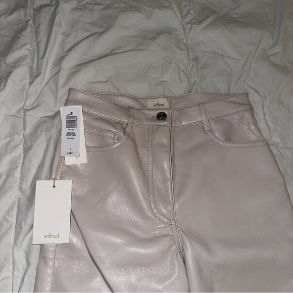 Wilfred NWT The Melina Cropped Pant Vin Gris Size 0 Women's - Picture 10 of 12